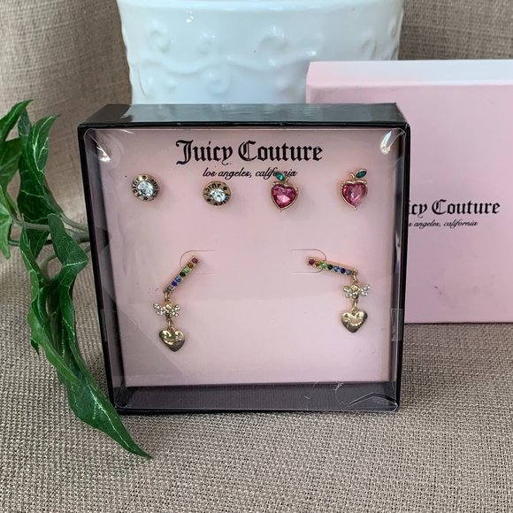 Juicy Couture Jewelry - JUICY COUTURE 3pc Earring Box Set